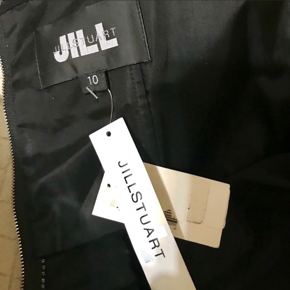 Jill Stuart Black And White Striped Cocktail Dress - Picture 4 of 5